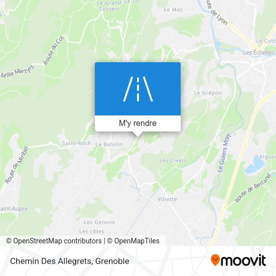 Chemin Des Allegrets plan