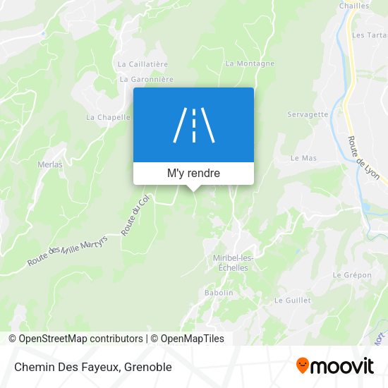 Chemin Des Fayeux plan