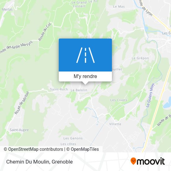 Chemin Du Moulin plan