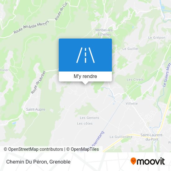 Chemin Du Péron plan