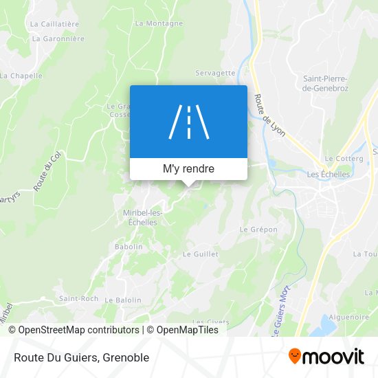 Route Du Guiers plan