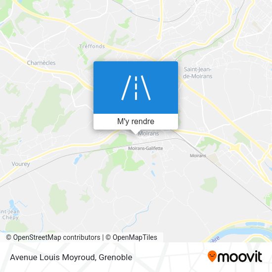 Avenue Louis Moyroud plan