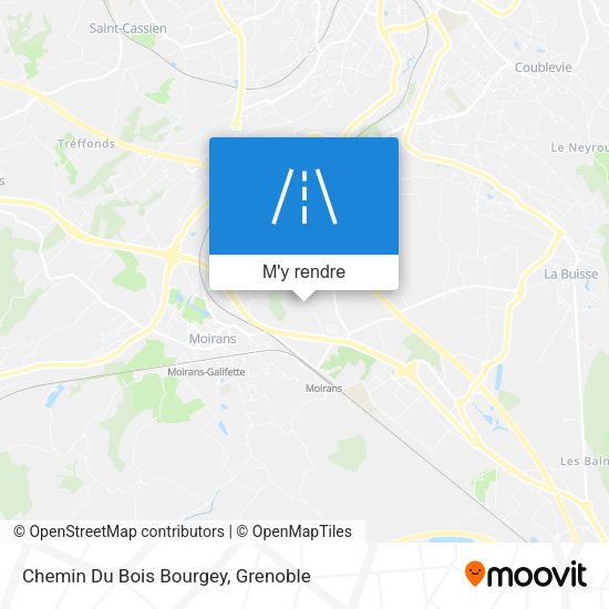 Chemin Du Bois Bourgey plan