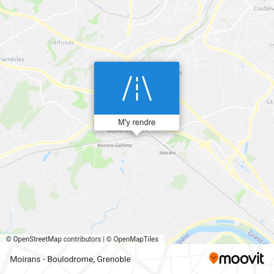 Moirans - Boulodrome plan