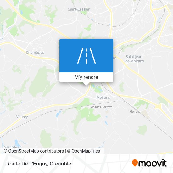 Route De L'Erigny plan