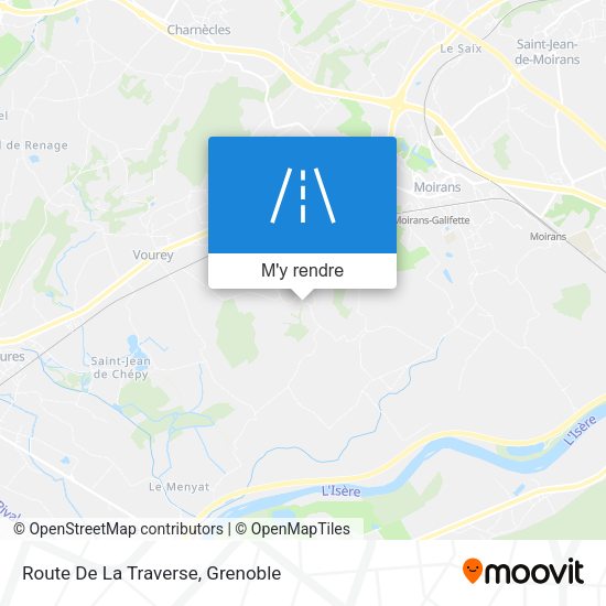 Route De La Traverse plan