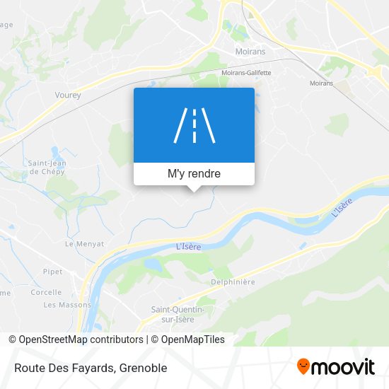 Route Des Fayards plan