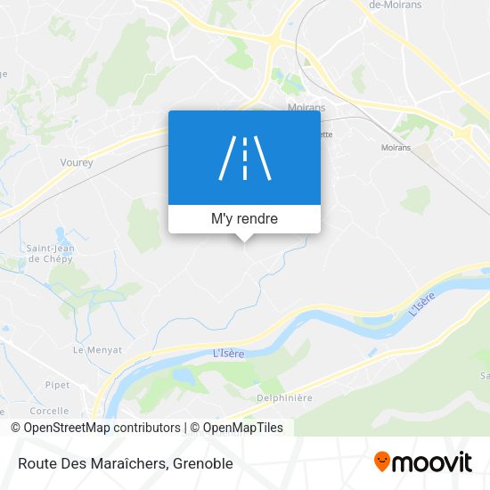 Route Des Maraîchers plan