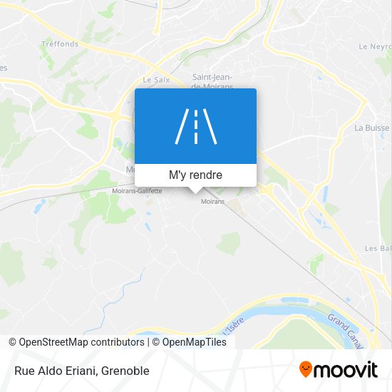 Rue Aldo Eriani plan