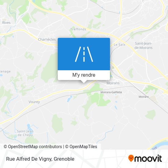 Rue Alfred De Vigny plan