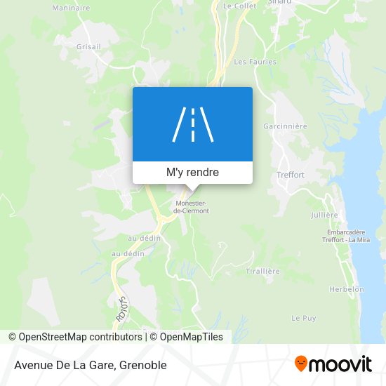 Avenue De La Gare plan