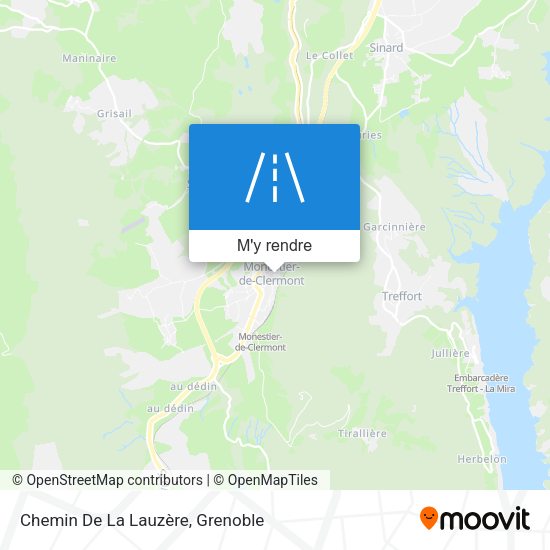 Chemin De La Lauzère plan