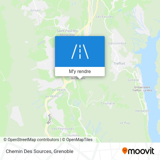 Chemin Des Sources plan