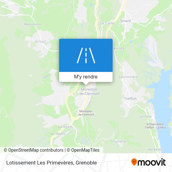 Lotissement Les Primevères plan