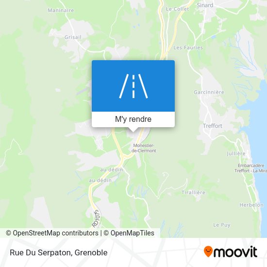 Rue Du Serpaton plan