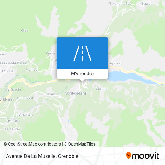 Avenue De La Muzelle plan