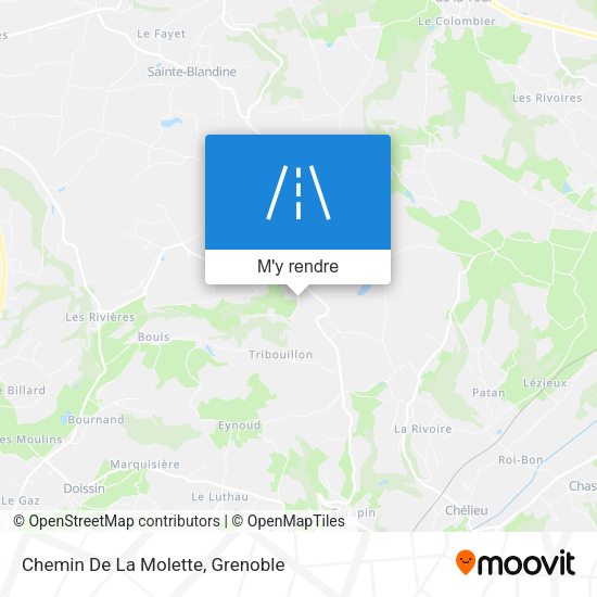 Chemin De La Molette plan