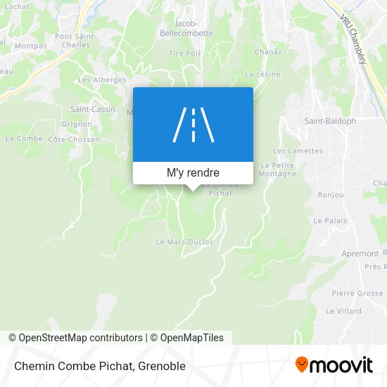 Chemin Combe Pichat plan