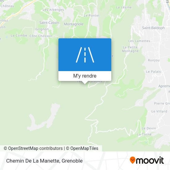Chemin De La Manette plan