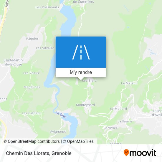 Chemin Des Liorats plan