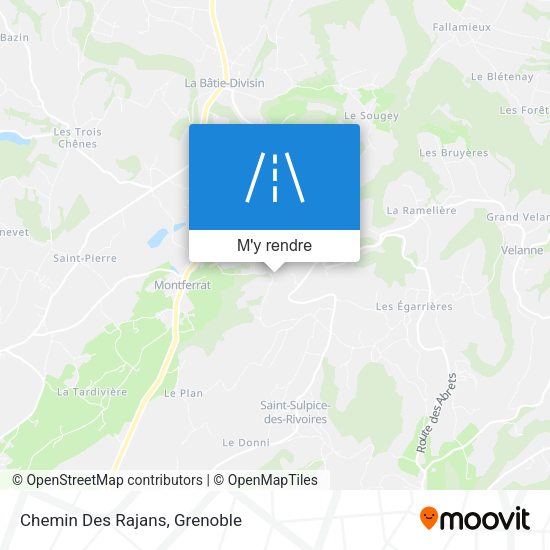 Chemin Des Rajans plan