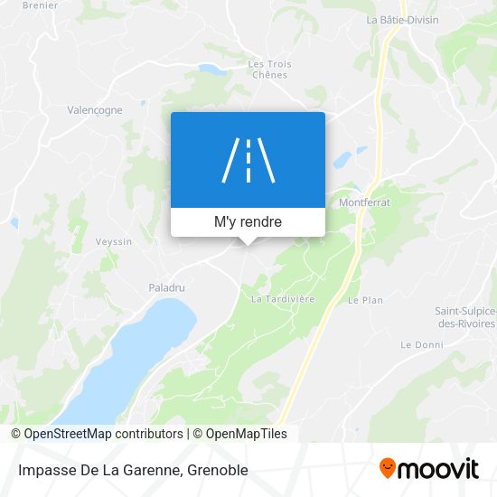 Impasse De La Garenne plan