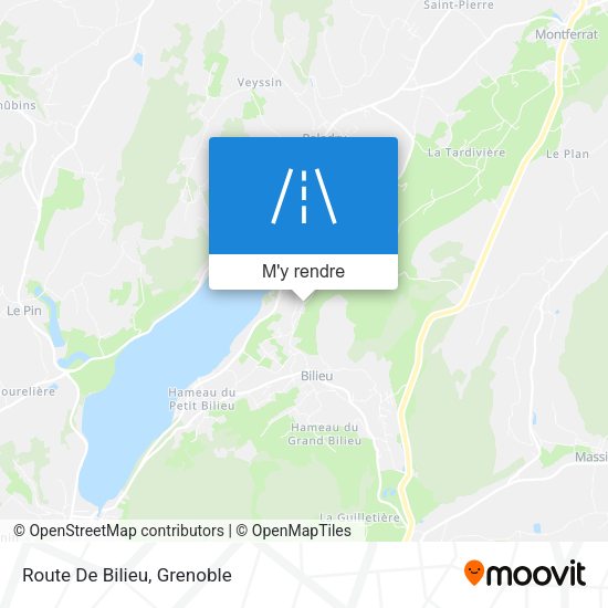 Route De Bilieu plan