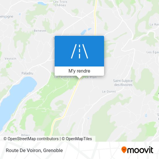 Route De Voiron plan