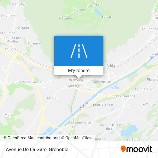 Avenue De La Gare plan