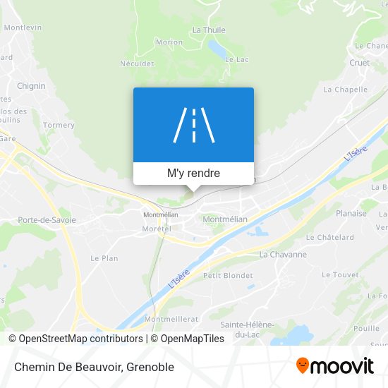 Chemin De Beauvoir plan