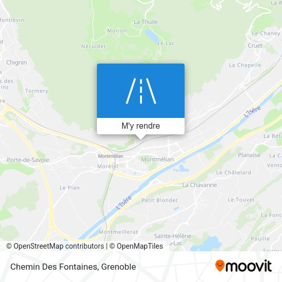 Chemin Des Fontaines plan