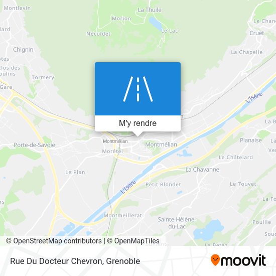 Rue Du Docteur Chevron plan