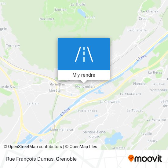 Rue François Dumas plan