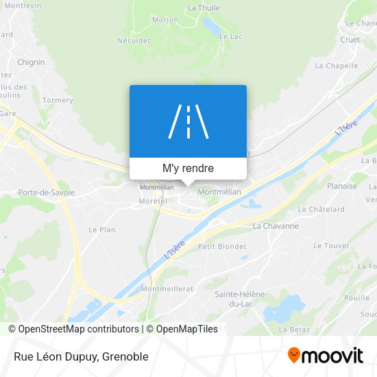 Rue Léon Dupuy plan