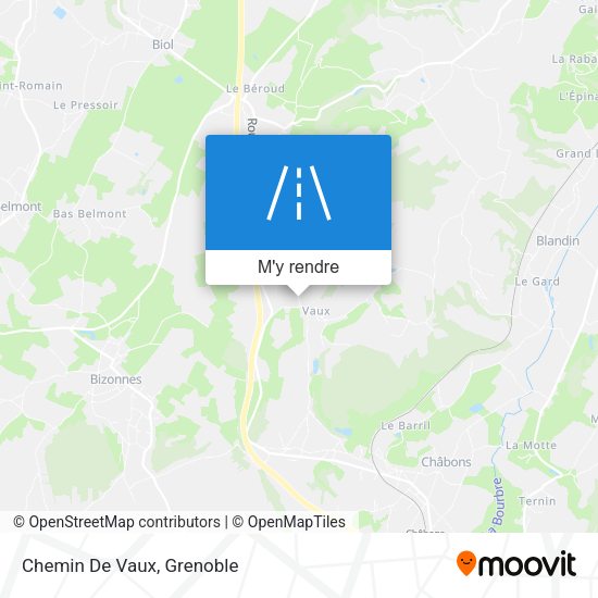 Chemin De Vaux plan