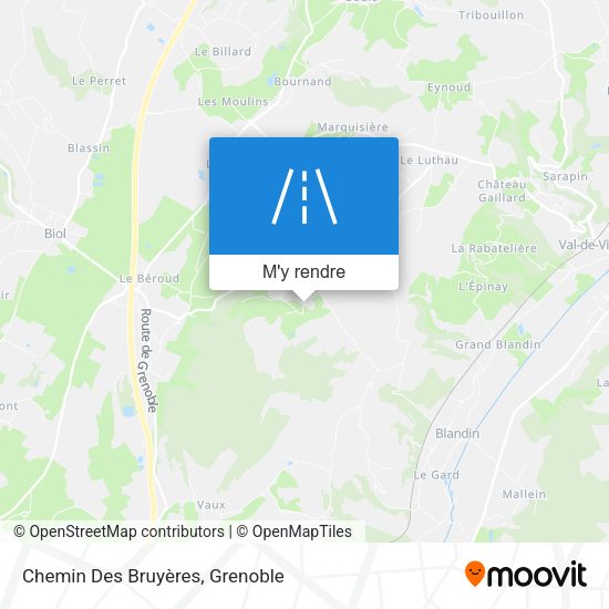 Chemin Des Bruyères plan