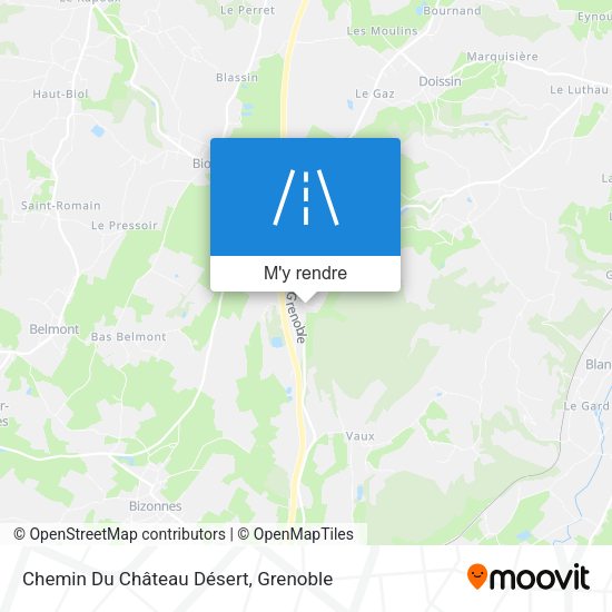 Chemin Du Château Désert plan