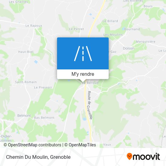 Chemin Du Moulin plan