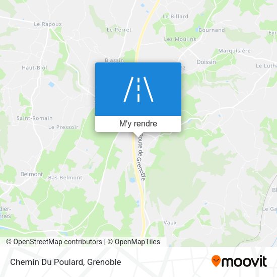 Chemin Du Poulard plan