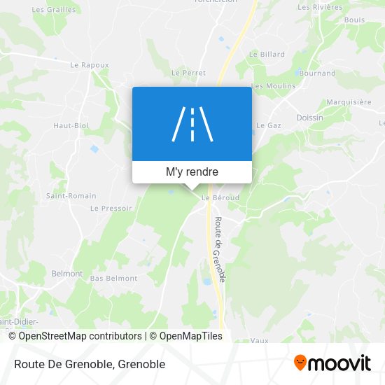 Route De Grenoble plan