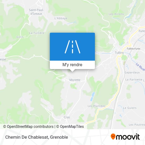 Chemin De Chablesat plan
