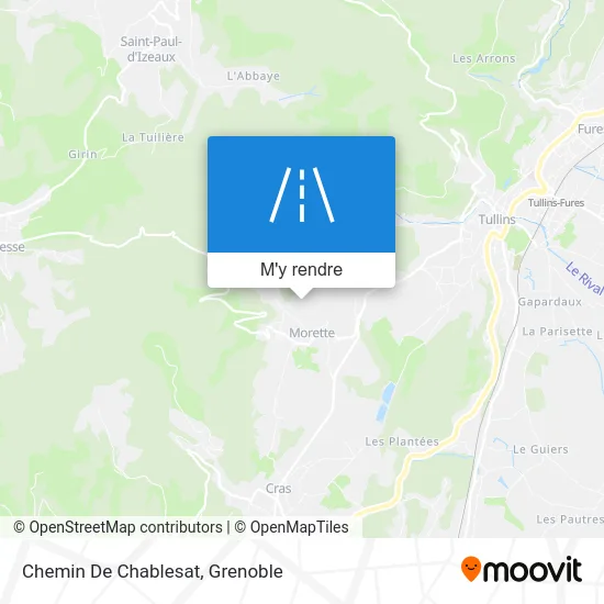 Chemin De Chablesat plan