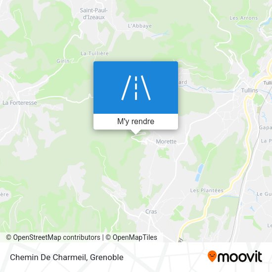 Chemin De Charmeil plan