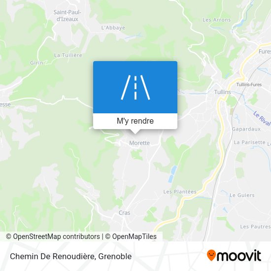 Chemin De Renoudière plan