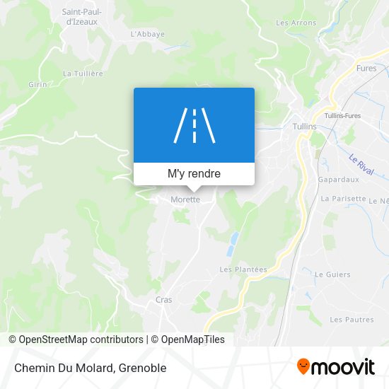 Chemin Du Molard plan