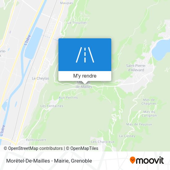 Morêtel-De-Mailles - Mairie plan