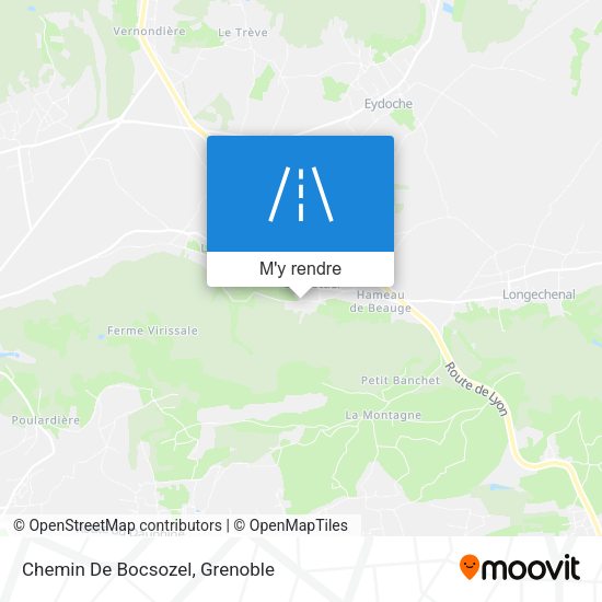 Chemin De Bocsozel plan