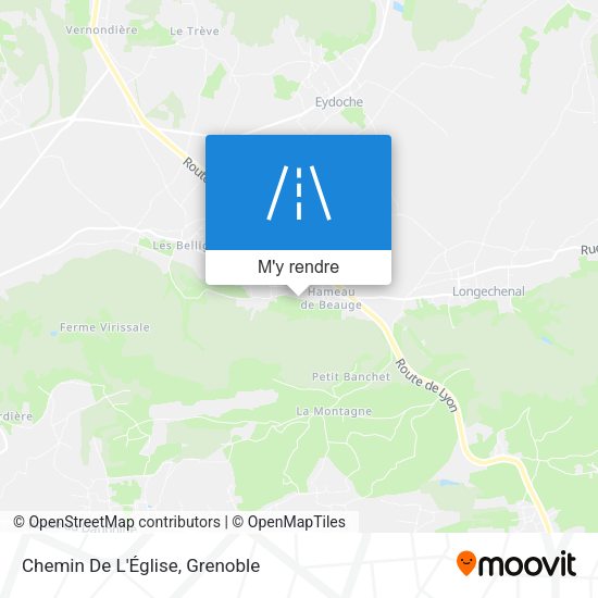 Chemin De L'Église plan