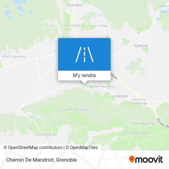 Chemin De Mandriot plan