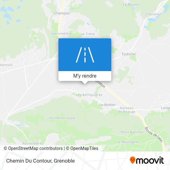 Chemin Du Contour plan